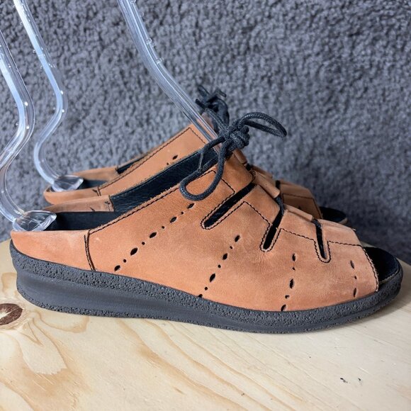 Birkenstock Tatami Sandals Womens Size 8 Leather Open Toe Mule Made in Germany - Picture 3 of 8